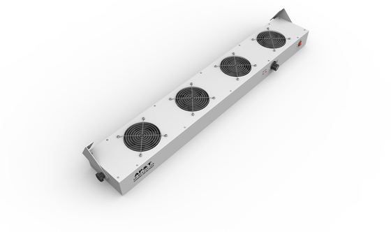 Remoção de poeira antiestática Ionizer aéreo, ventiladores de ar de ionização da economia de poder
